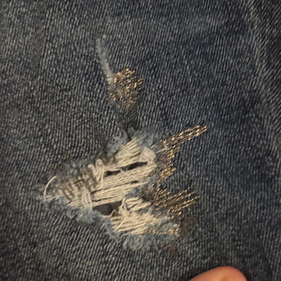 Women's WHBM Dark Blue Skinny Jeans - Picture 7 of 13